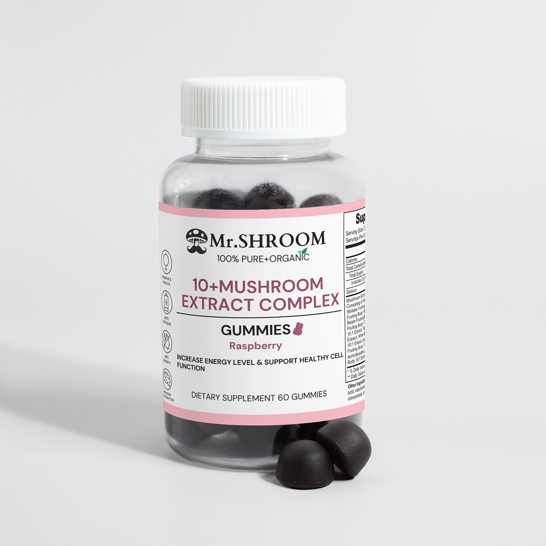 10+Mushroom Gummies | Increase Energy Level & Support Healthy Cell Function