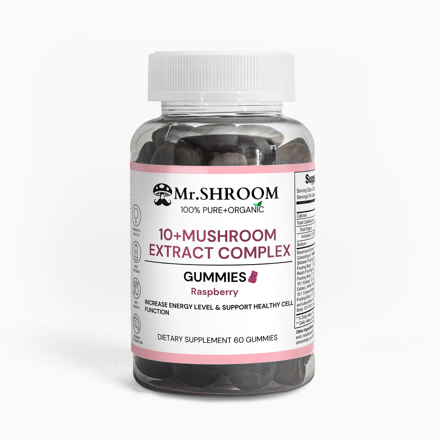 10+Mushroom Gummies | Increase Energy Level & Support Healthy Cell Function