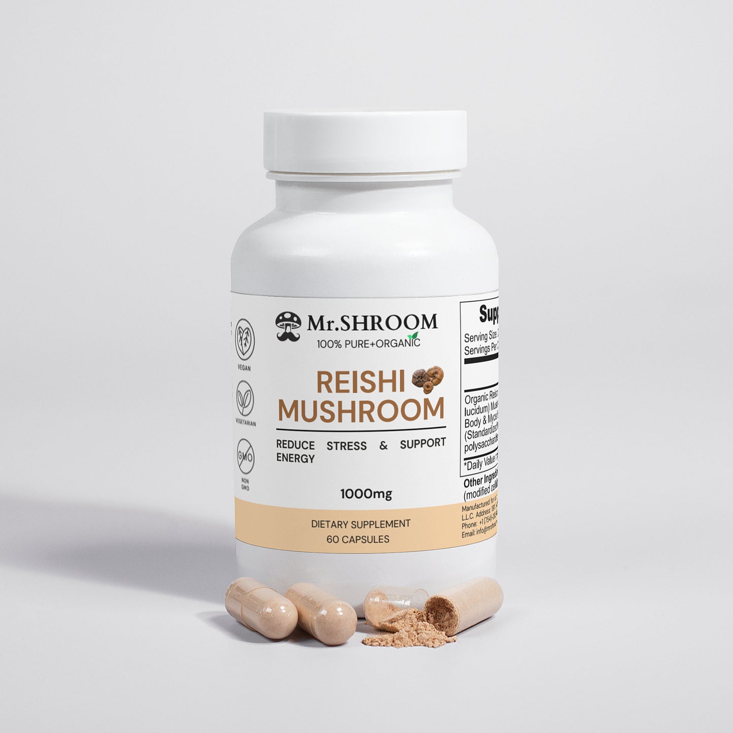 Reishi Mushroom-Reduce Stress | Support Energy | Improve Sleep