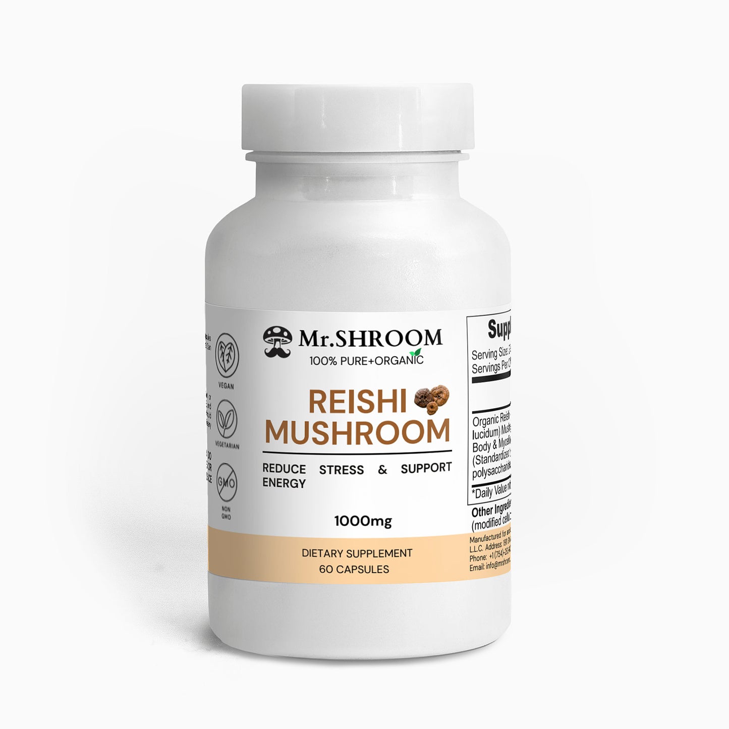 Reishi Mushroom-Reduce Stress | Support Energy | Improve Sleep