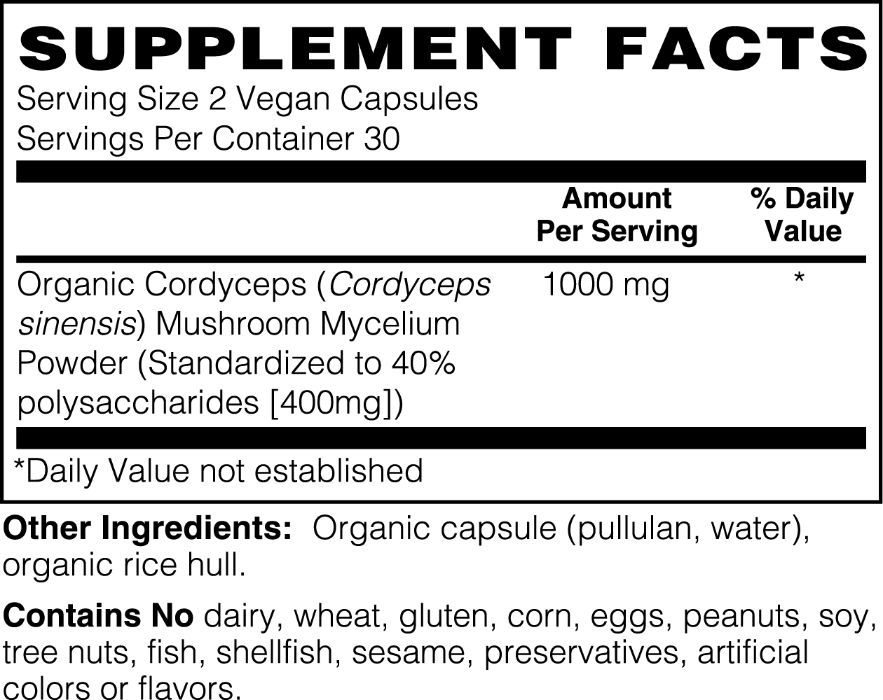 Cordyceps Mushroom-Enhance Immune System | Muscle Recovery