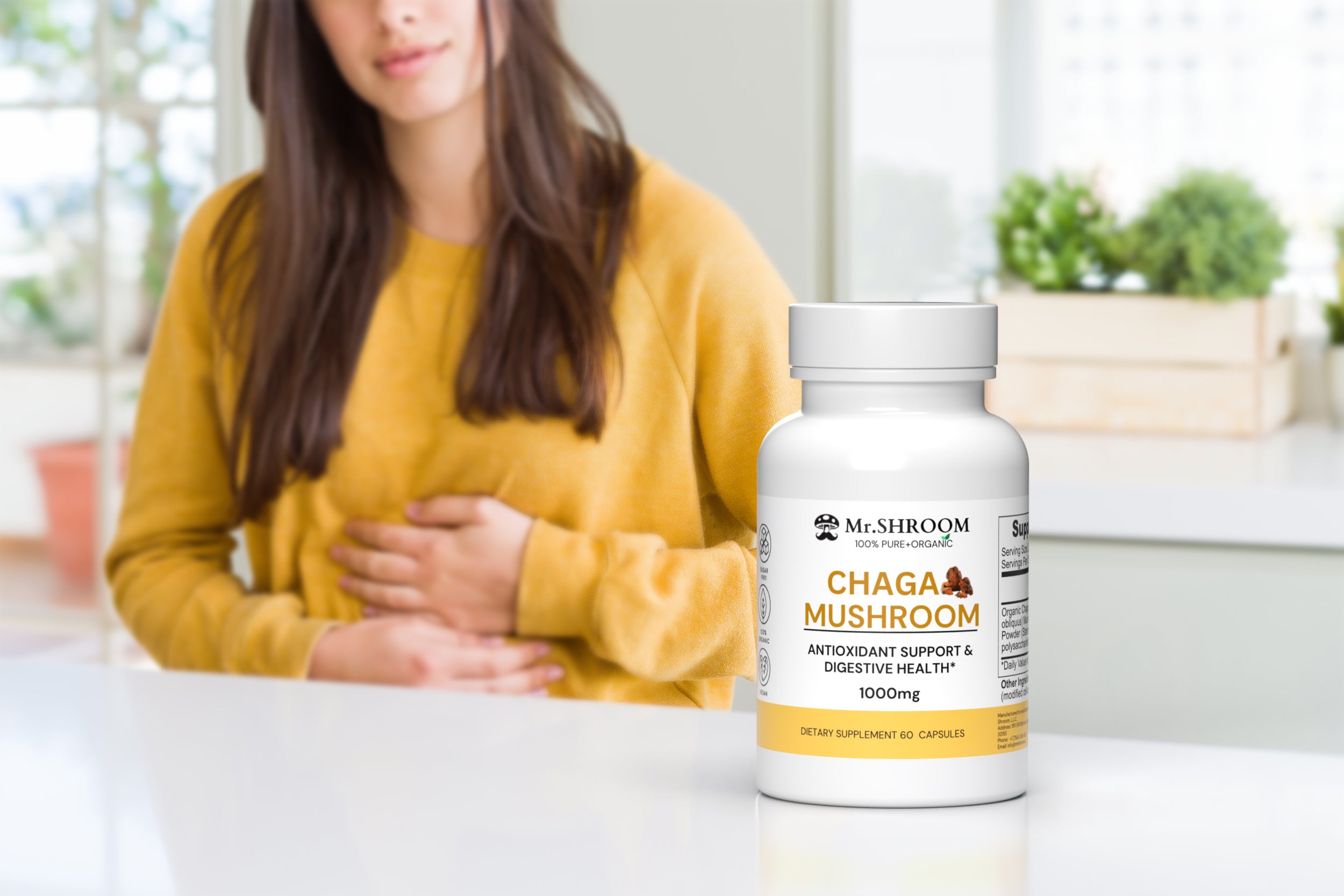 Chaga Mushroom Improve Immunity, Skin and Digestive Health