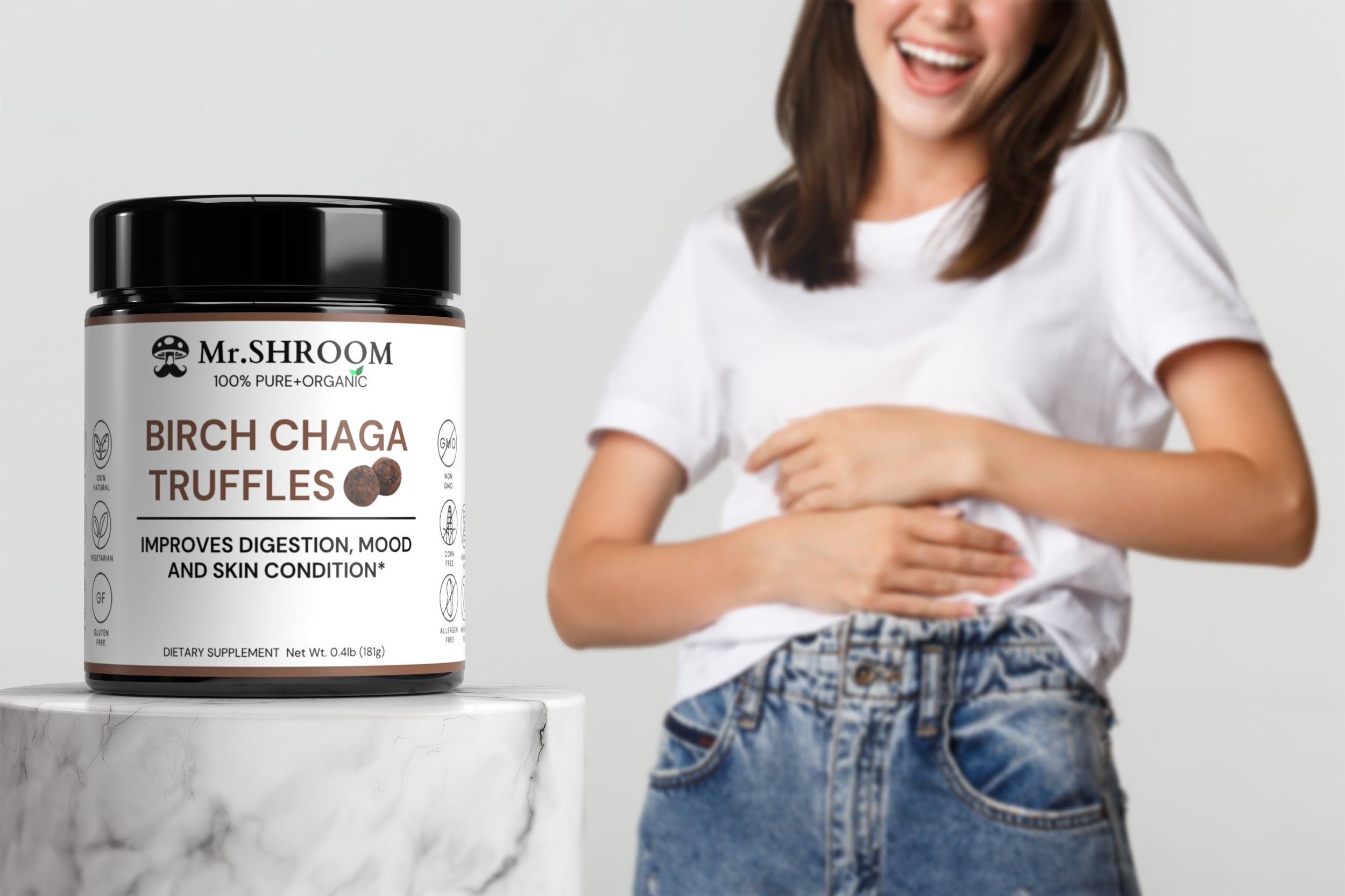 Birch Chaga Truffles-Improves Digestion, Mood and Skin